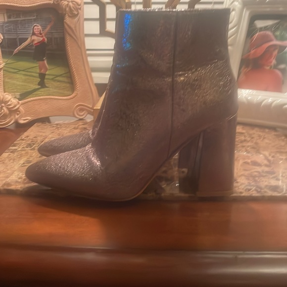 Shu Shop silver chrome booties. Gently worn. - Picture 3 of 5
